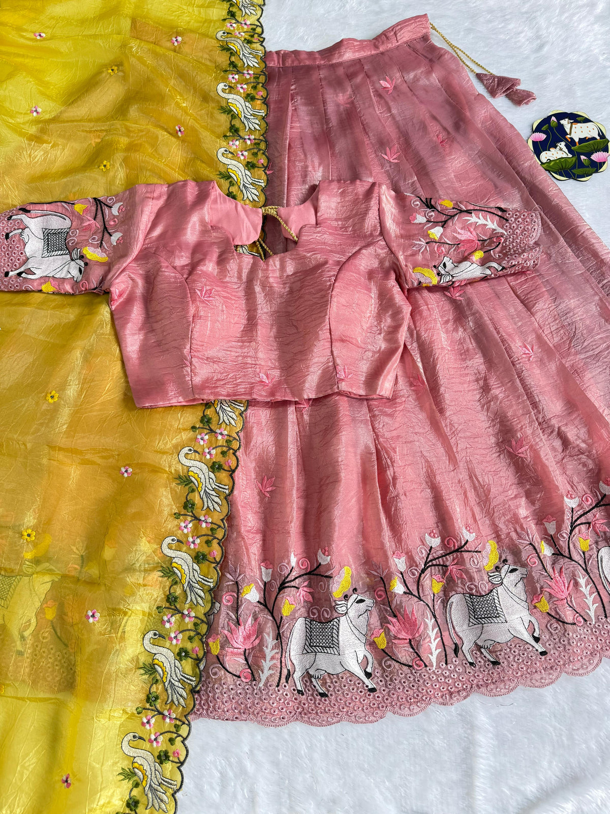 Cow 2 Adult Lehenga