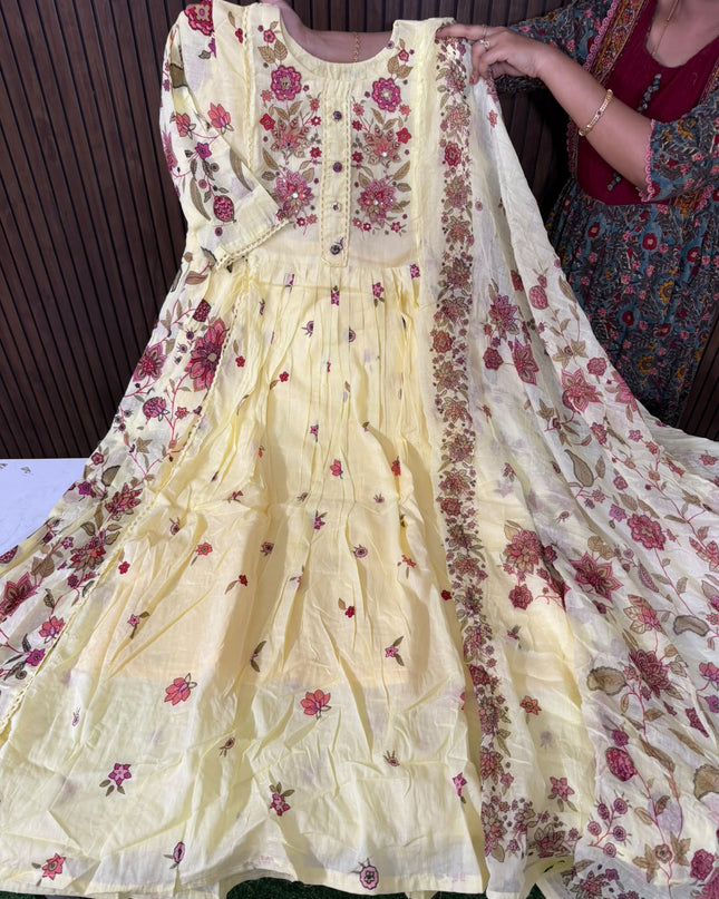 Floral Anarkali