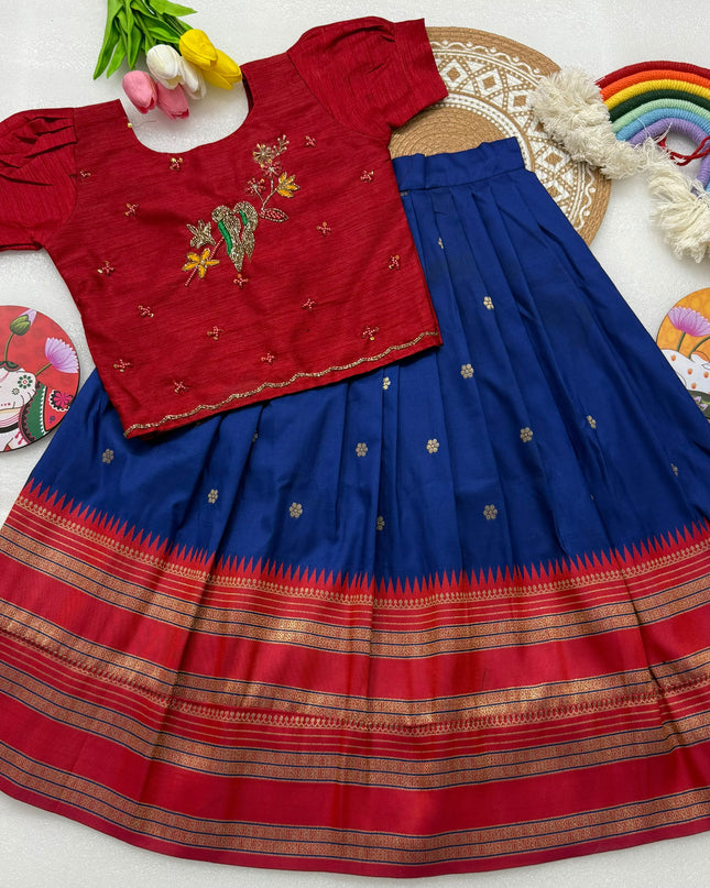 soft silk lehenga