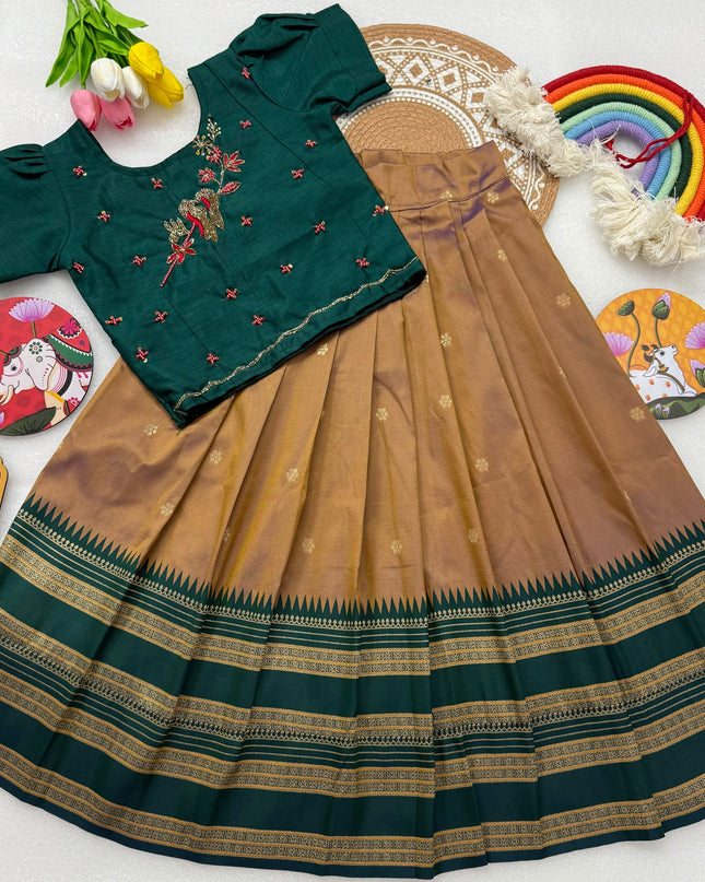 soft silk lehenga