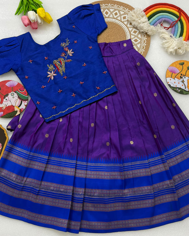 soft silk lehenga