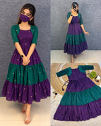 Deep Purple & Bottle Green / S