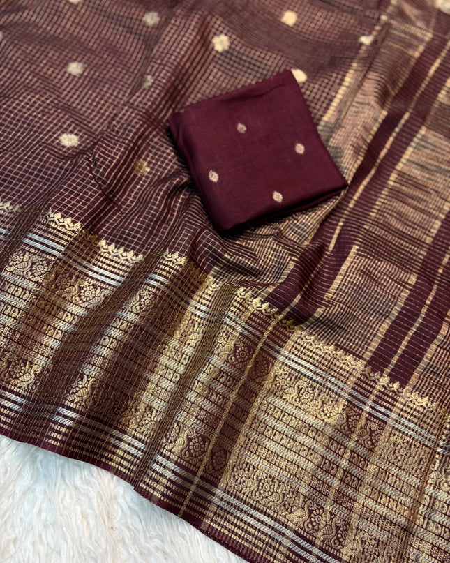 russian silk saree