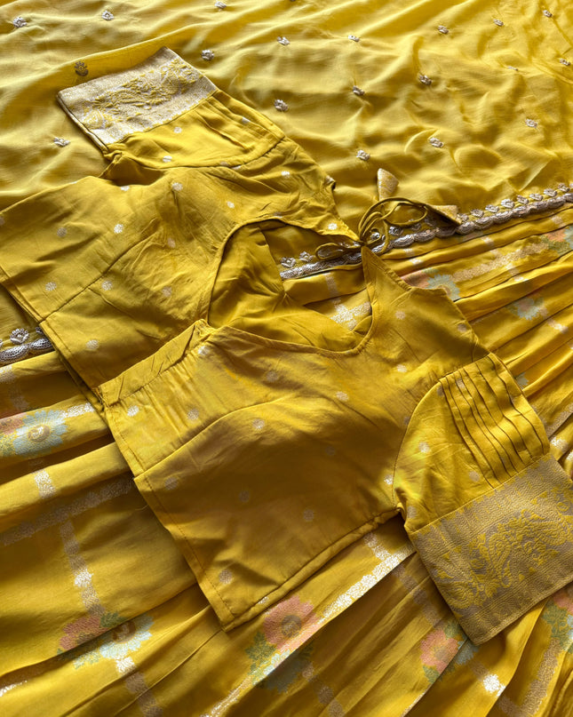 floral dola cotton lehenga