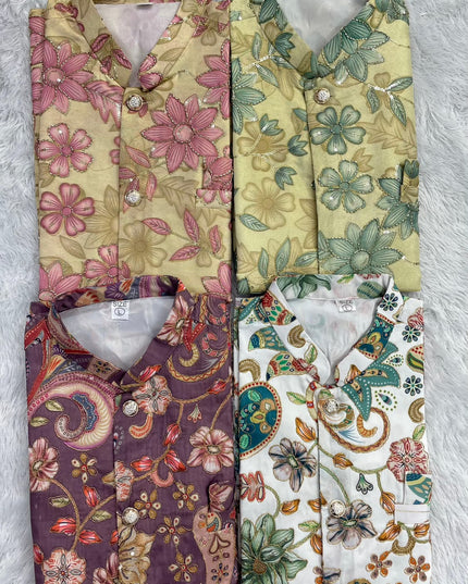 mens koti with kurta pant