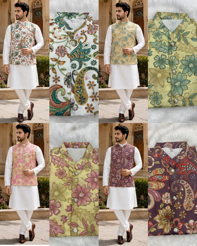 mens koti with kurta pant