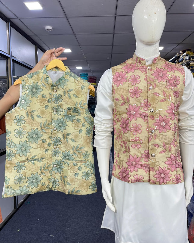 mens koti with kurta pant