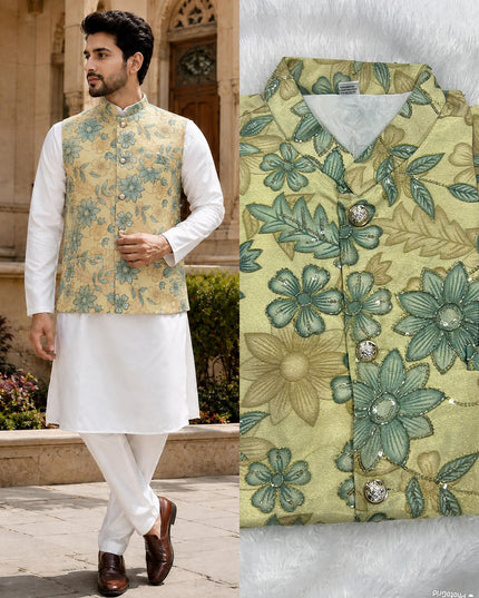 mens koti with kurta pant