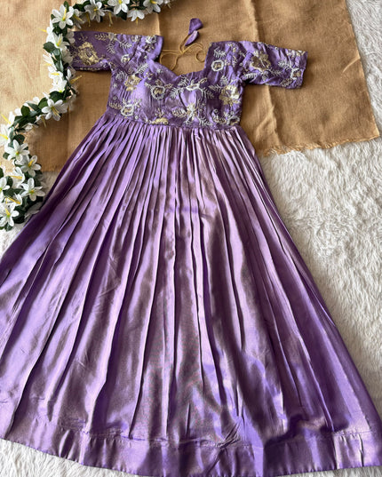partywear maggam work frock