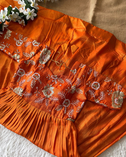 partywear maggam work frock