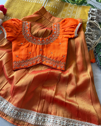 hasya kanjivaram lehenga