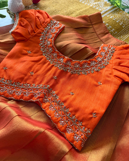 hasya kanjivaram lehenga