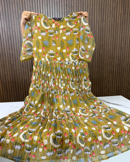 GEORGETTE  FROCK - 699 FREESHIP