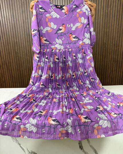 GEORGETTE  FROCK - 699 FREESHIP