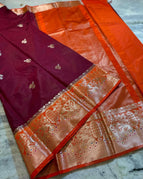 deep maroon