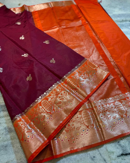 banarasi katan silk sarees
