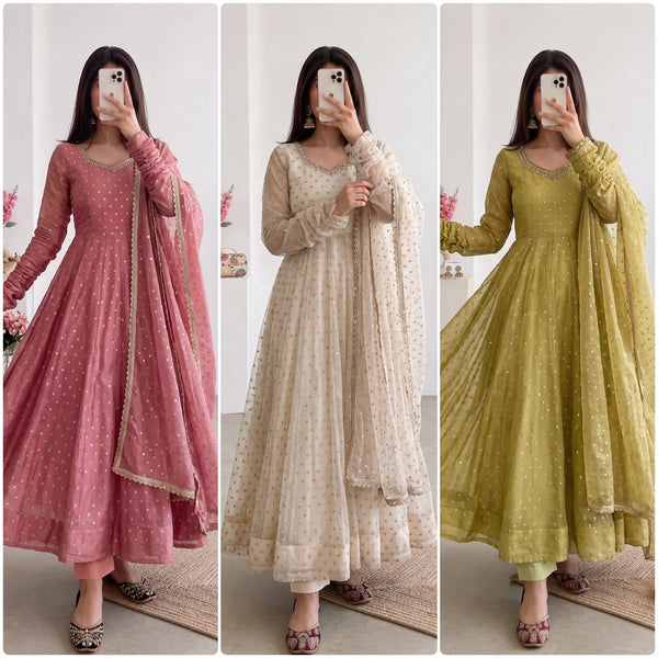 Riya Party Wear Anarkali Set