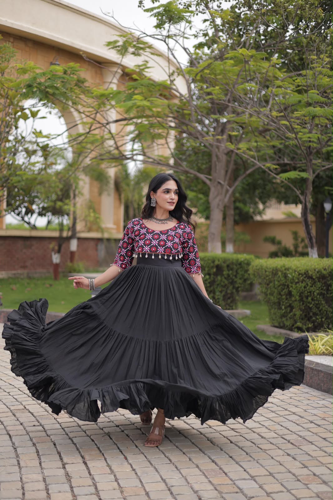 navaratri special long gown