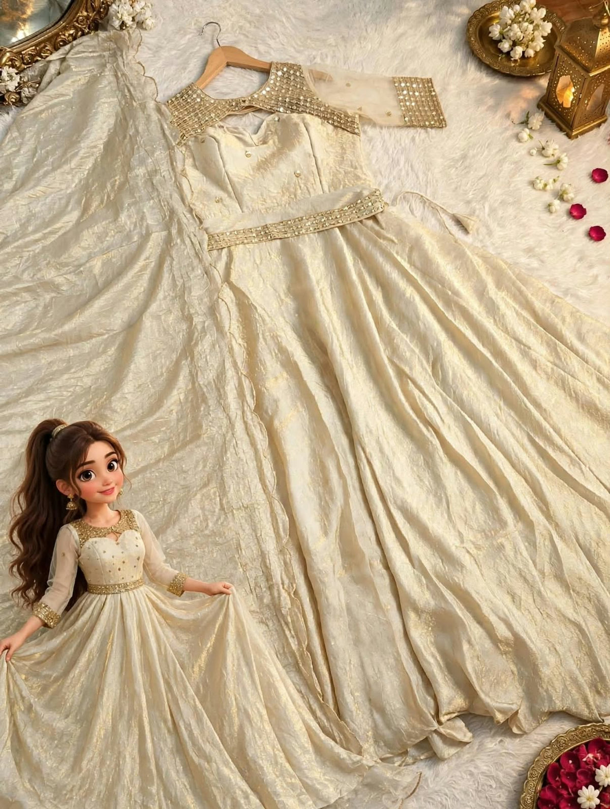 partwear long frock