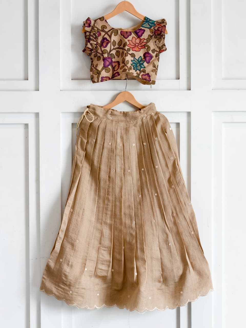 classy Kalamkari Skirt & Top set