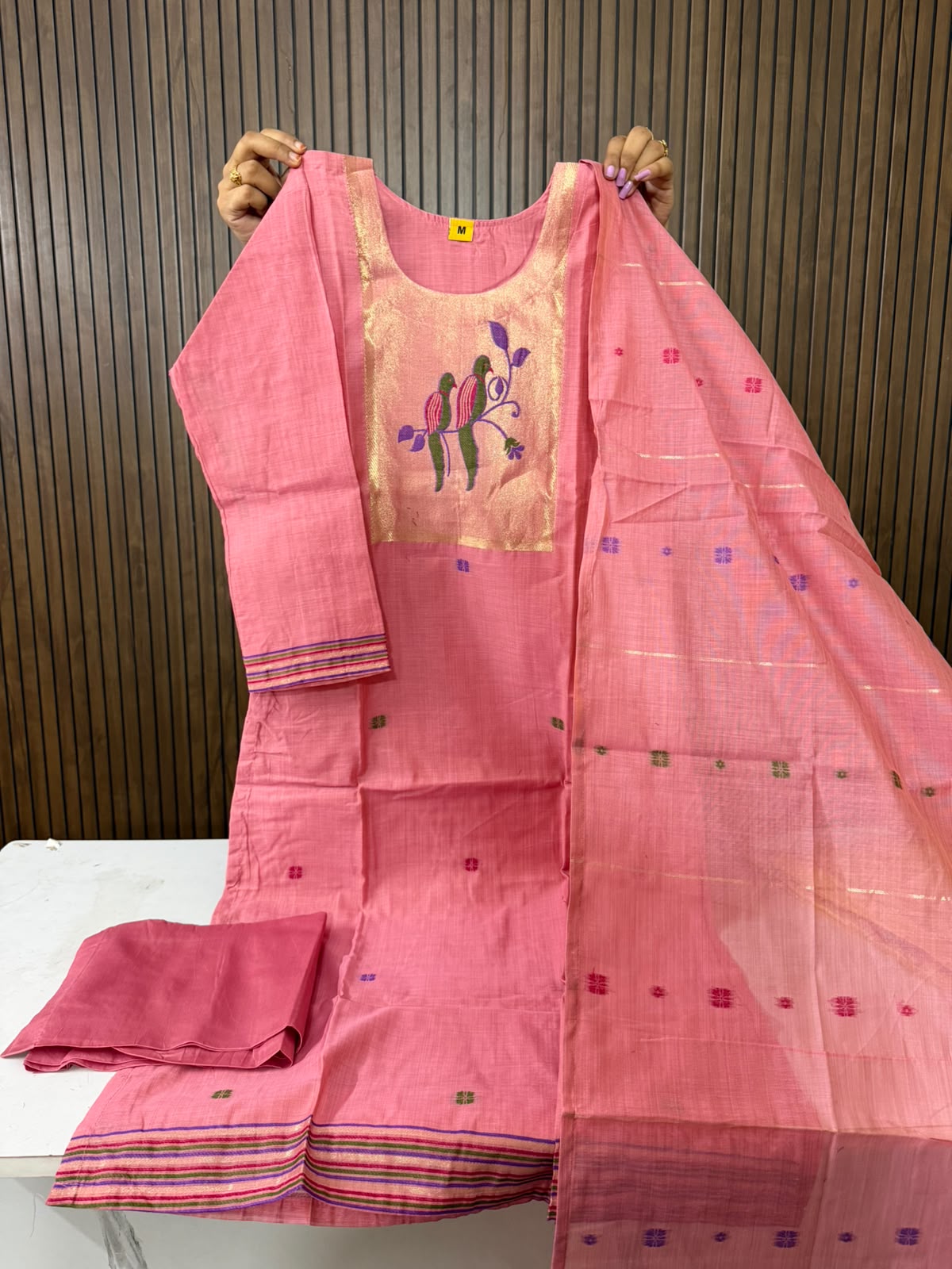 JAMDANI HANDLOOM PREMIUM 3 PIECE SET
