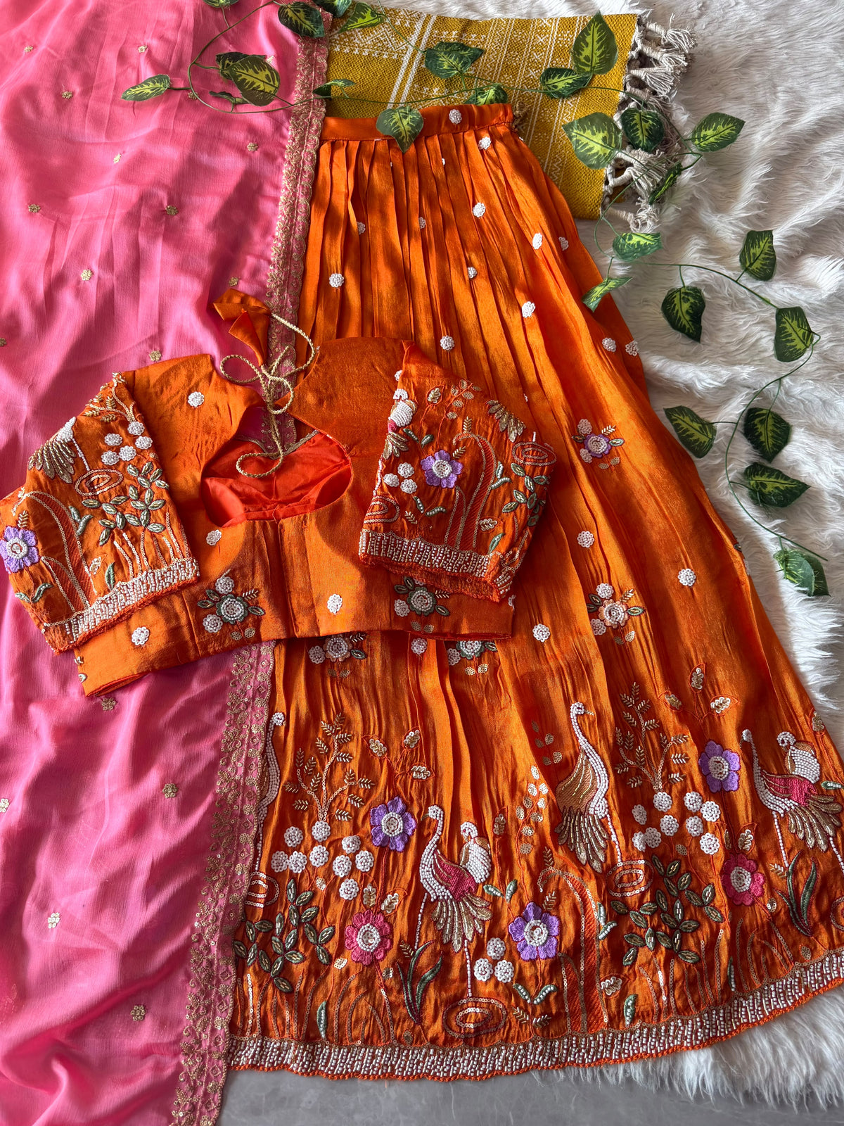 Flamingo MAGGAM WORK LAHENGA