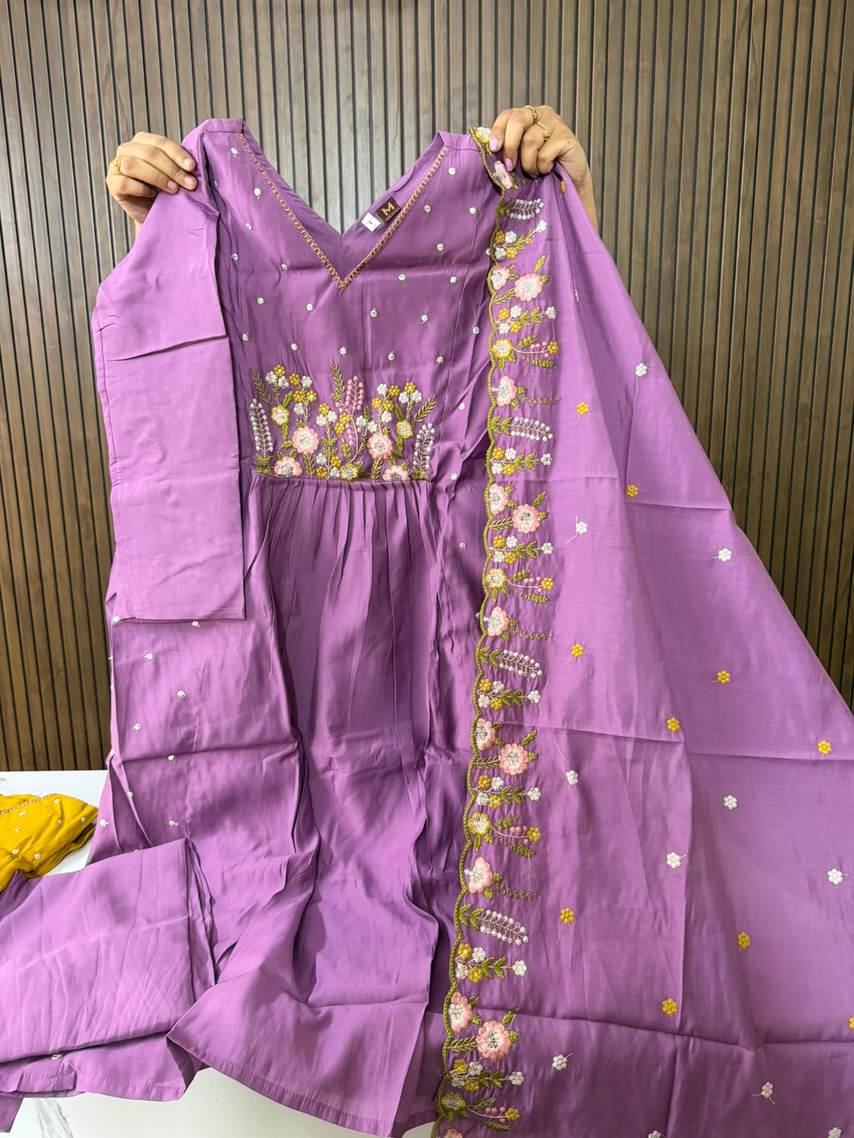 PREMIUM MUL CHANDERI 3-PIECE SET