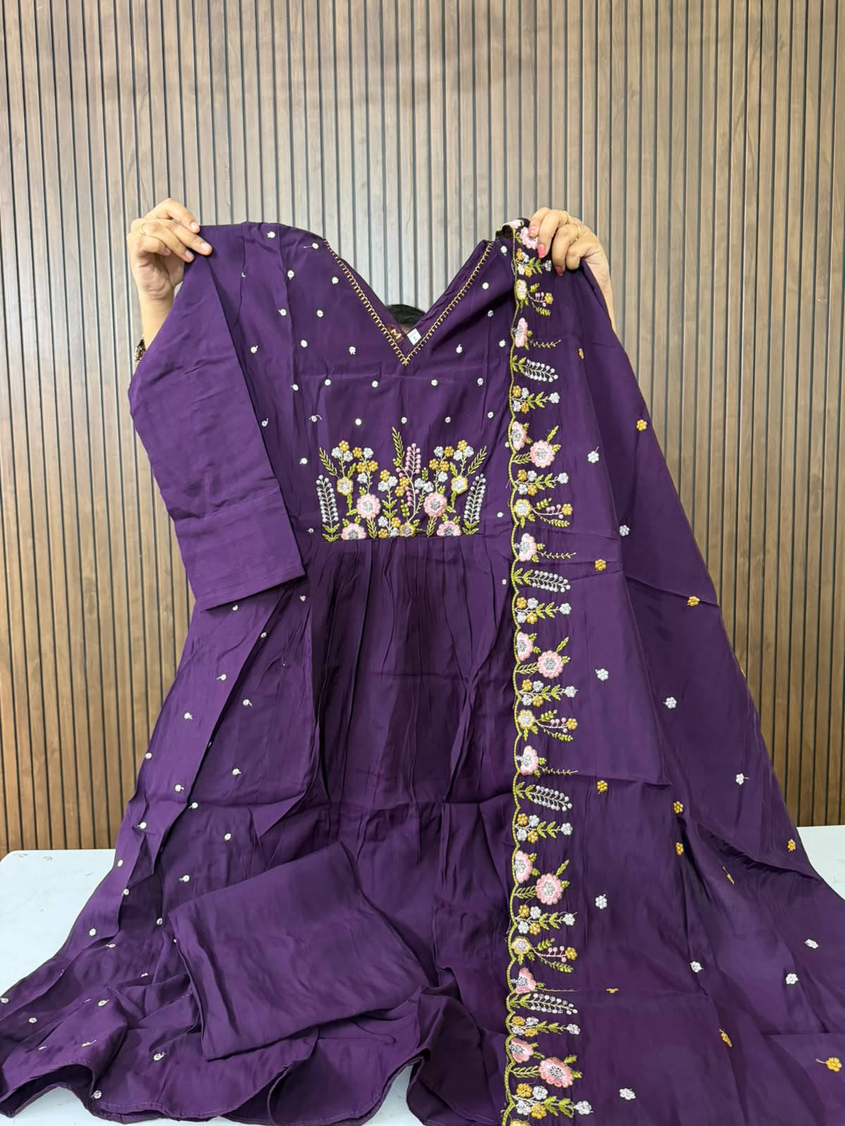 PREMIUM MUL CHANDERI 3-PIECE SET