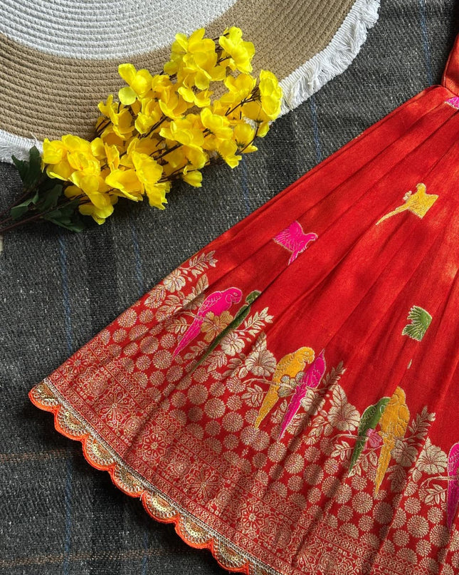 Viscose Tissue Silk Gown