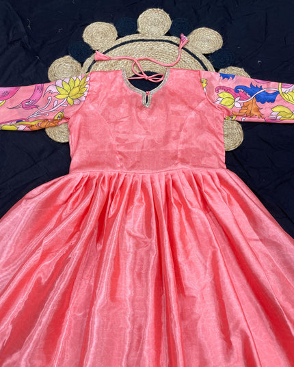 Premium Kalamkari Digital Printed Gown