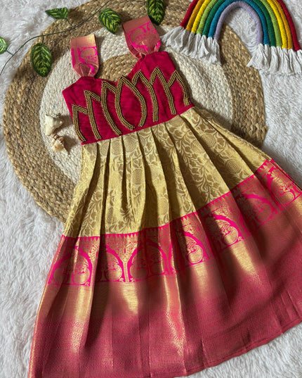 Soft Jacquard Silk Gown