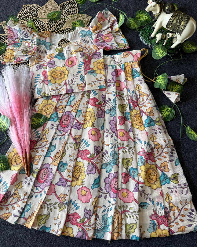 kids kota kalamkari croptop