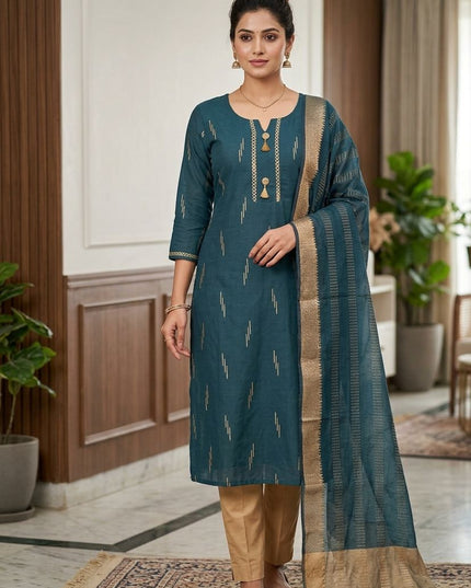 Khadi Cotton 3 Piece Sets