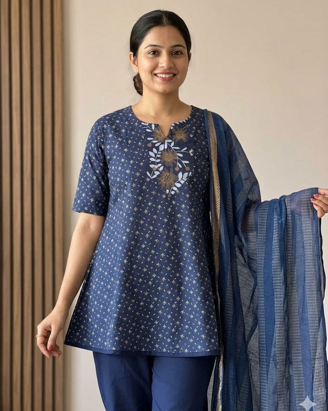 Khadi Cotton 3 Piece Sets