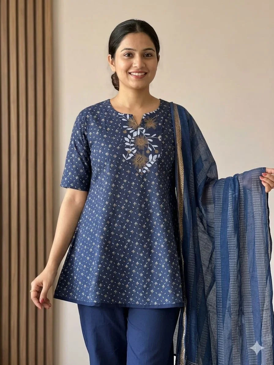 Khadi Cotton 3 Piece Sets