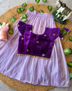 voilet with lavender / 1 to 3 years